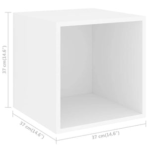 5-tlg. TV-Schrank-Set Weiß Holzwerkstoff