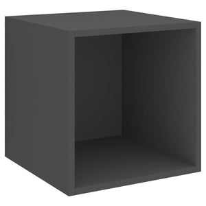 5-tlg. TV-Schrank-Set Grau Holzwerkstoff