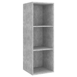 5-tlg. TV-Schrank-Set Betongrau Holzwerkstoff