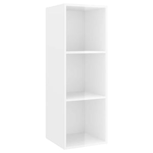 5-tlg. TV-Schrank-Set Hochglanz-Weiß Holzwerkstoff