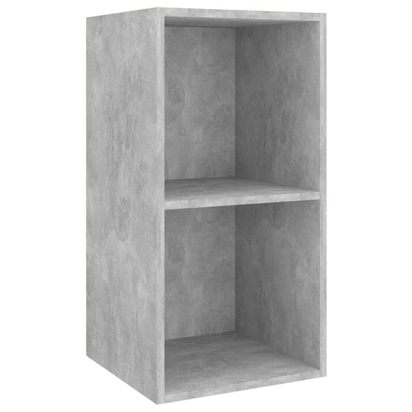 3-tlg. TV-Schrank-Set Betongrau Holzwerkstoff
