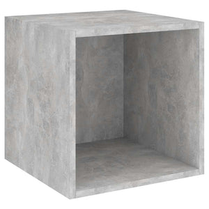 4-tlg. TV-Schrank-Set Betongrau Holzwerkstoff