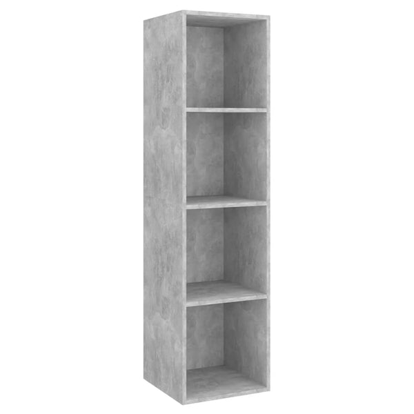 4-tlg. TV-Schrank-Set Betongrau Holzwerkstoff