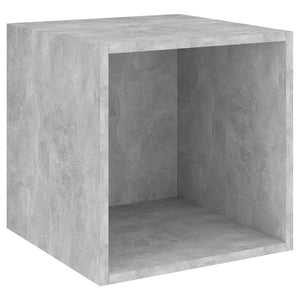 3-tlg. TV-Schrank-Set Betongrau Holzwerkstoff