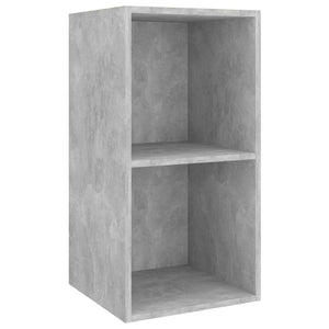 vidaXL Meubles TV muraux 4 pcs Gris béton Aggloméré