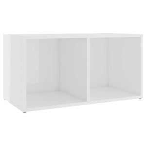 TV-Schränke 2 Stk. Hochglanz-Weiß 72x35x36,5 cm Holzwerkstoff