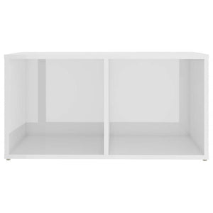 TV-Schränke 2 Stk. Hochglanz-Weiß 72x35x36,5 cm Holzwerkstoff