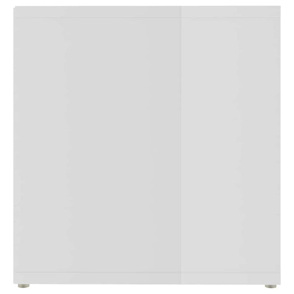 TV-Schränke 2 Stk. Hochglanz-Weiß 72x35x36,5 cm Holzwerkstoff