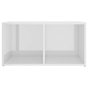TV-Schränke 2 Stk. Hochglanz-Weiß 72x35x36,5 cm Holzwerkstoff