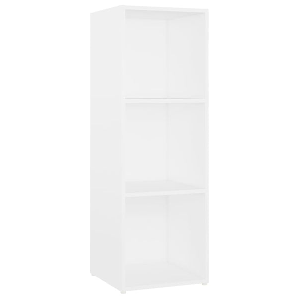 TV-Schränke 3 Stk. Weiß 107x35x37 cm Holzwerkstoff