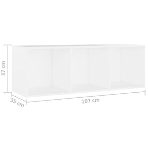 TV-Schränke 3 Stk. Weiß 107x35x37 cm Holzwerkstoff