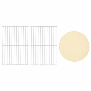 3-in-1 Outdoor-Pizzaofen & Grill Schwarz