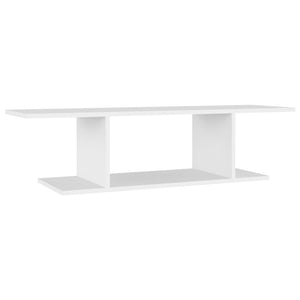 Weiße TV-Wandkonsole 103 cm