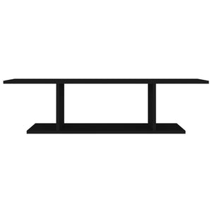 Schwarzer TV-Wandschrank 103 cm