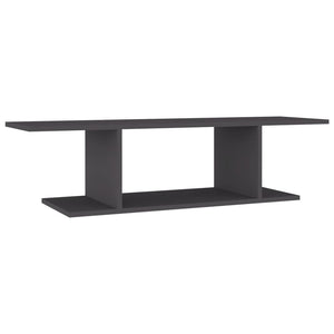 Grauer TV-Wandschrank 103 cm