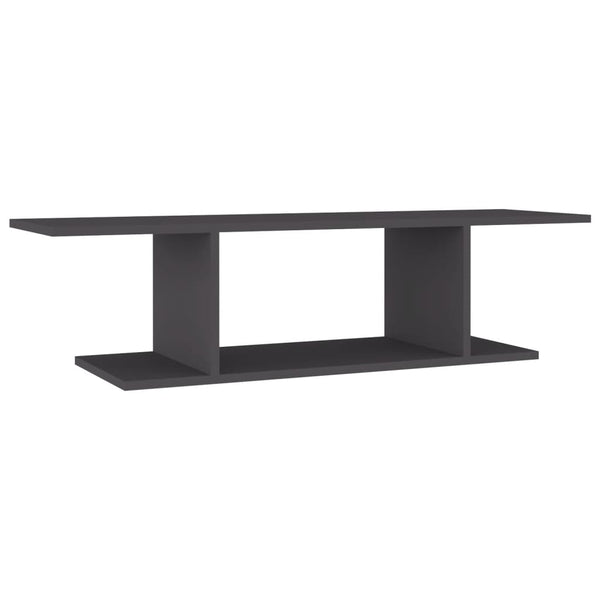Grauer TV-Wandschrank 103 cm