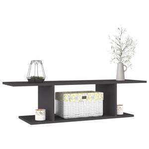 Grauer TV-Wandschrank 103 cm