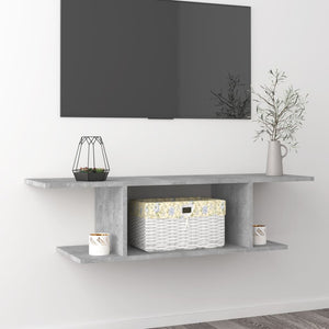 TV-Wandschrank Betongrau 103 cm