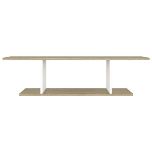 TV-Wandschrank Weiß Sonoma-Eiche 103 cm