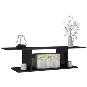 TV-Wandschrank Hochglanz Schwarz 103 cm