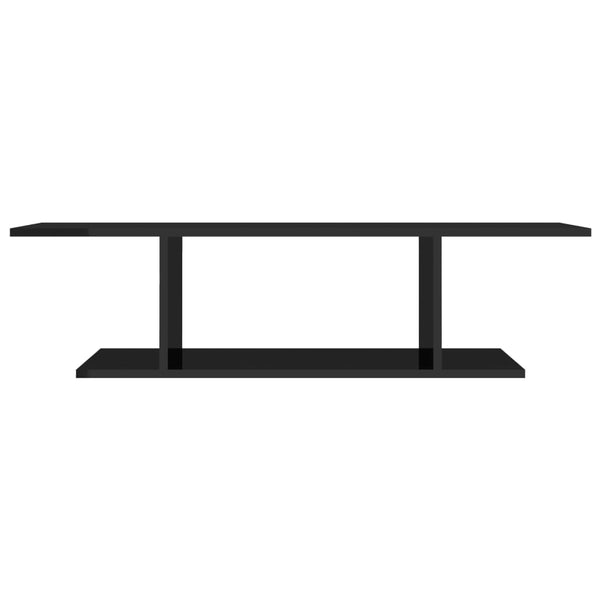 TV-Wandschrank Hochglanz Schwarz 103 cm
