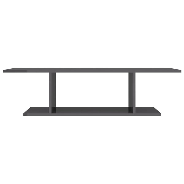 TV-Wandschrank Hochglanz Grau 103 cm