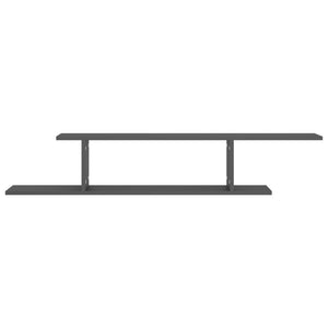 Graues TV-Wandregal 125 cm