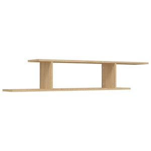 TV-Wandregal Sonoma Eiche 125 cm