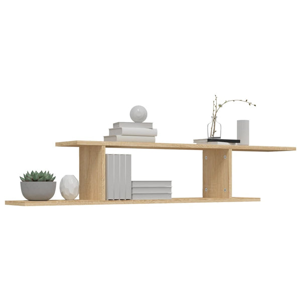 TV-Wandregal Sonoma Eiche 125 cm