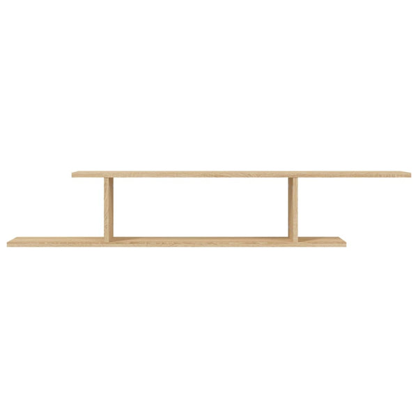 TV-Wandregal Sonoma Eiche 125 cm