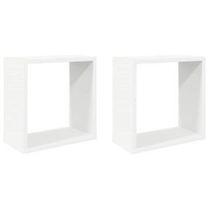 Weiße Würfelregale, 2er Set - 30x30 cm