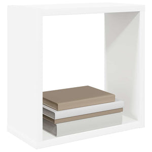 Weiße Würfelregale, 2er Set - 30x30 cm