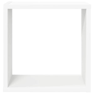 Weiße Würfelregale, 6er Set - 30x15x30 cm