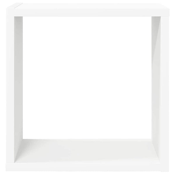 Weiße Würfelregale, 6er Set - 30x15x30 cm