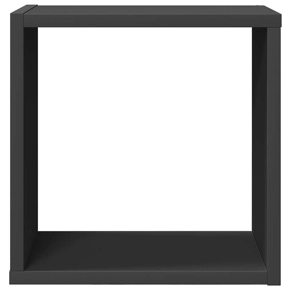 Würfelregale Grau, 4er Set