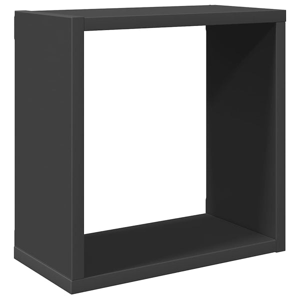 Würfelregale Grau, 6er Set