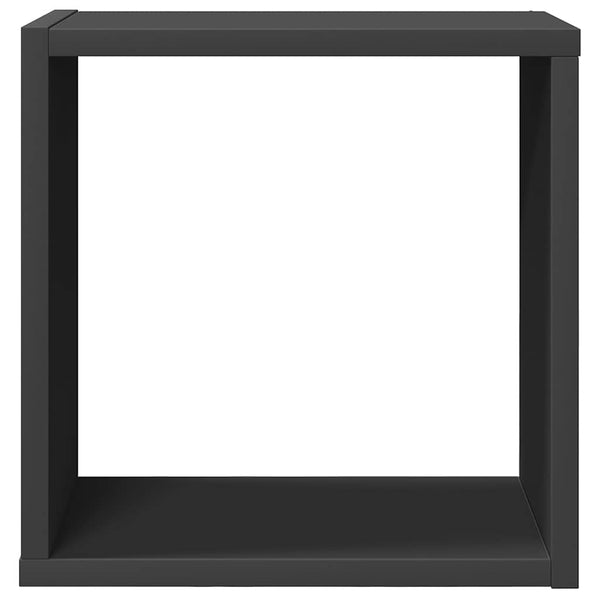 Würfelregale Grau, 6er Set