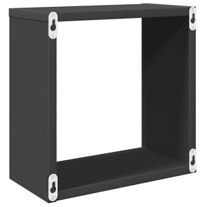 Würfelregale Grau, 6er Set