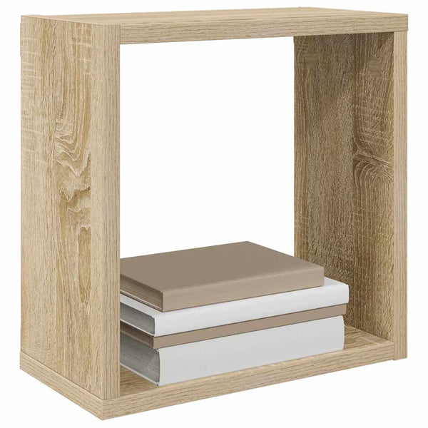 Würfelregale Sonoma-Eiche 30x30 cm, 2er-Set