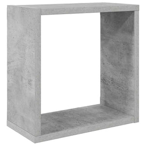 Betongraue Würfelregale, 4er-Set