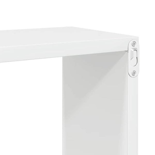 Weiße Würfelregale, 2er Set