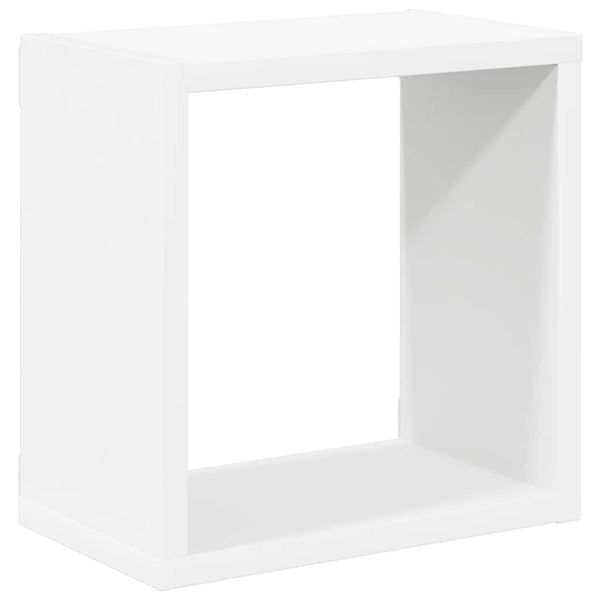 Weiße Würfelregale, 6er Set