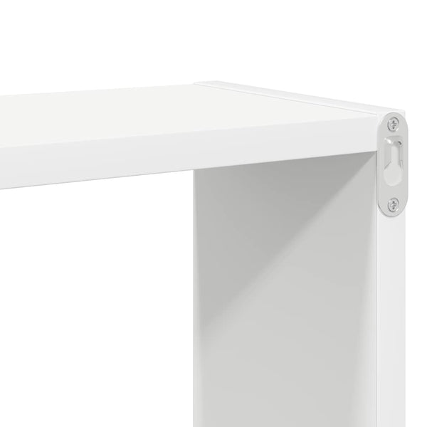 Weiße Würfelregale, 6er Set