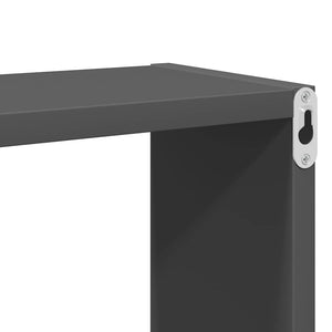Würfelregale Grau, 6er Set
