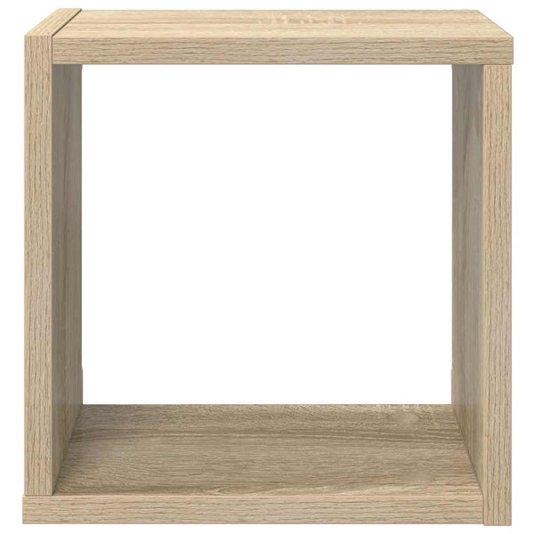 Würfelregale Sonoma-Eiche, 4er Set