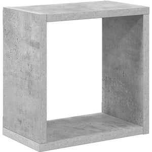 Betongraue Würfelregale, 2er-Set
