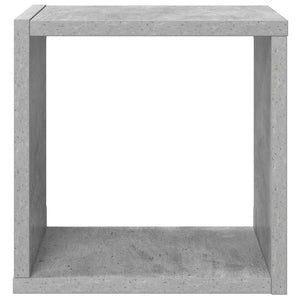 Betongraue Würfelregale, 2er-Set