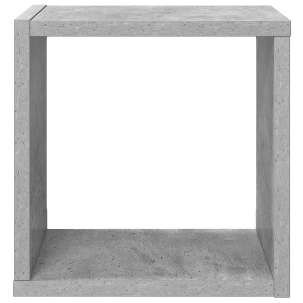 Betongraue Würfelregale, 2er-Set