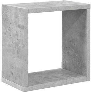 Betongraue Würfelregale, 4er-Set