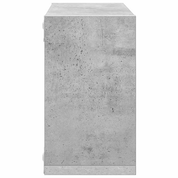 Würfelregale 6er Set, Betongrau